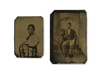 (FAMILY ARCHIVE.) Large family archive of ex-slaves Nelson Jordan and Carrie Walker Spencer.